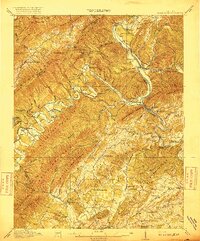 Eagle Rock 1915 topographic map thumbnail