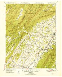 Edinburg 1951 topographic map thumbnail