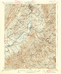 Elkton 1937 topographic map thumbnail
