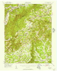 Elliston 1950 topographic map thumbnail