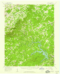 Endicott 1957 topographic map thumbnail