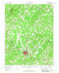 Farmville 1958 topographic map thumbnail