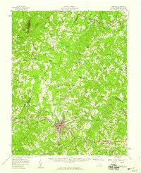 Farmville 1958 topographic map thumbnail