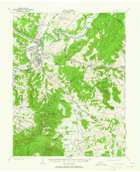 Front Royal 1939 topographic map thumbnail