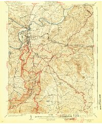 Front Royal 1944 topographic map thumbnail