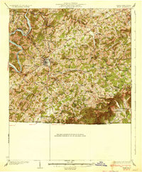 Galax 1933 topographic map preview