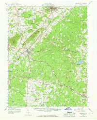 Gordonsville 1961 topographic map thumbnail