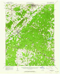 Gordonsville 1961 topographic map thumbnail
