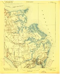 Hampton 1907 topographic map thumbnail