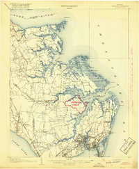 Hampton 1907 topographic map thumbnail