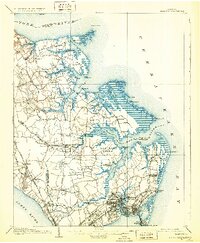 Hampton 1907 topographic map thumbnail
