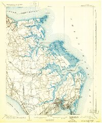 Hampton 1907 topographic map thumbnail