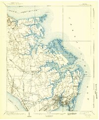 Hampton 1907 topographic map thumbnail
