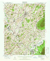 Harrisonburg 1941 topographic map thumbnail
