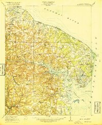 Heathsville 1917 topographic map thumbnail