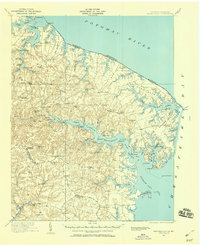 Heathsville 1917 topographic map thumbnail