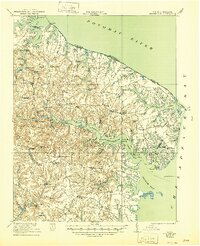 Heathsville 1917 topographic map thumbnail
