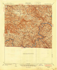Independence 1933 topographic map thumbnail