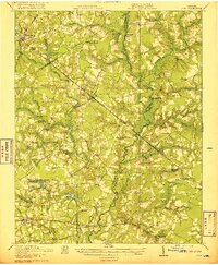 Ivor 1920 topographic map thumbnail