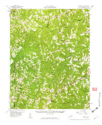 Jetersville 1958 topographic map thumbnail
