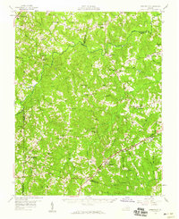 Jetersville 1958 topographic map thumbnail