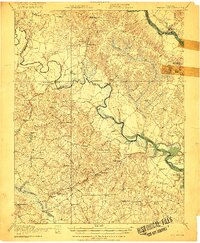 King William 1920 topographic map thumbnail