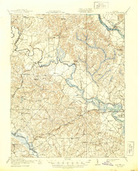 King William 1920 topographic map thumbnail