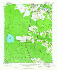 Lake Drummond 1940 topographic map thumbnail