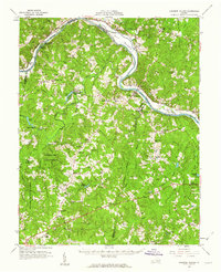 Lakeside Village 1960 topographic map thumbnail