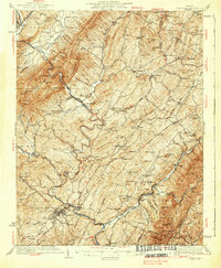 Lexington 1937 topographic map thumbnail