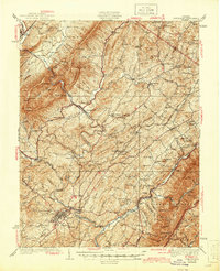 Lexington 1937 topographic map thumbnail