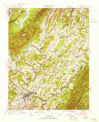 Lexington 1950 topographic map thumbnail