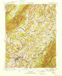 Lexington 1951 topographic map thumbnail