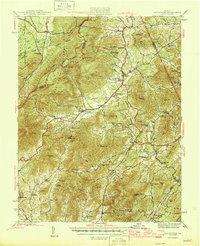 Lovingston 1946 topographic map thumbnail