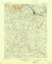 Lynchburg 1892 topographic map thumbnail