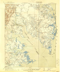 Mathews 1917 topographic map thumbnail