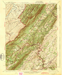 Middletown 1943 topographic map thumbnail