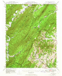 Millboro 1946 topographic map thumbnail