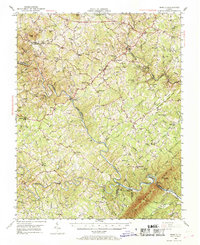 Moneta 1951 topographic map thumbnail