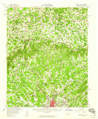 Mount Airy 1957 topographic map thumbnail