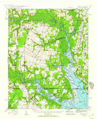 Moyock 1939 topographic map thumbnail