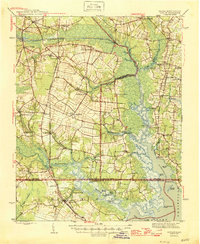 Moyock 1946 topographic map thumbnail