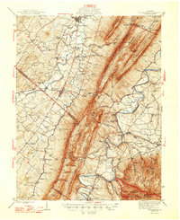 Mt Jackson topographic map thumbnail