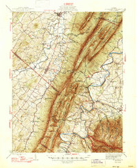 Mt Jackson 1947 topographic map thumbnail