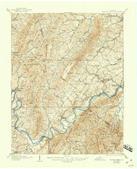 Natural Bridge 1907 topographic map thumbnail