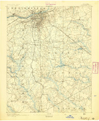 Petersburg 1894 topographic map preview