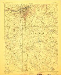 Petersburg 1894 topographic map preview