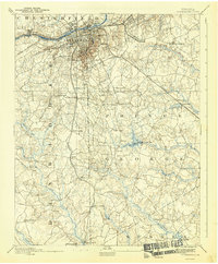 Petersburg 1894 topographic map thumbnail