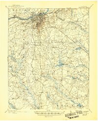 Petersburg 1894 topographic map thumbnail