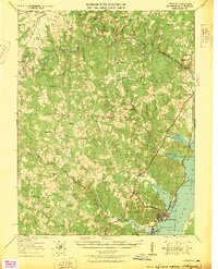 Quantico 1927 topographic map thumbnail